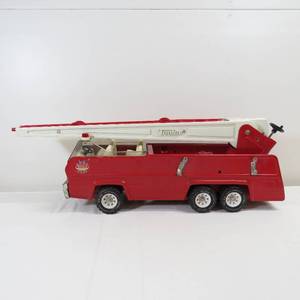 lot 149 image: Vintage 1970s Tonka Pressed Steel Aerial Swivel Ladder Fire Truck