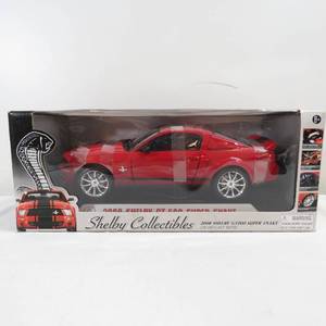 lot 167 image: Shelby Collectibles 2008 Shelby GT500 Super Snake 118 Diecast Model Red