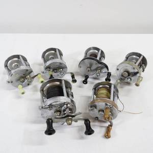 lot 201 image: Lot of 6 Fishing Reels - Some Shakespeare