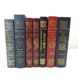 lot 241 image: The Easton Press - The Library of Great Lives - Lot of 7 Books