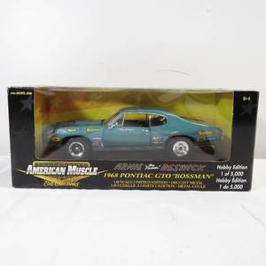 lot 298 image: American Muscle 118 Scale Diecast Arnie Beswick 68 Pontiac GTO Bossman Limited