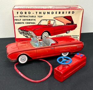 lot 70 image: Vintage Cragstan Ford Thunderbird Remote Control Car