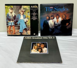 lot 141 image: Three Vintage ABBA Record Albums