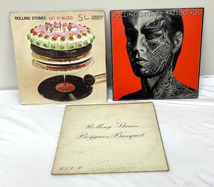 lot 28 image: Vintage Rolling Stones Tattoo You Record Album and Vintage Rolling Stones Let it Bleed Record Album