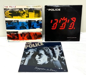 lot 116 image: Three Vintage The Police Record Albums including Vintage The Police Synchronicity Record Album