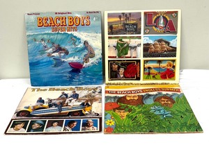 lot 110 image: Four Vintage Beach Boys Record Albums including Vintage Record Album Beach Boys Endless Summer