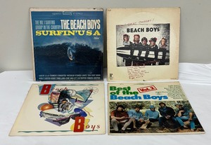 lot 135 image: Four Vintage Beach Boys Record Albums