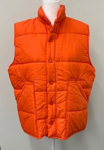 lot 99 image: Vintage Orange Weathercaster Vest-New
