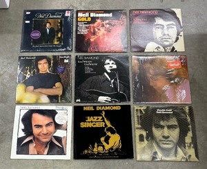 lot 118 image: Vintage Neil Diamond Record Albums including Vintage Neil Diamond Touching You, Touching Me Record Album