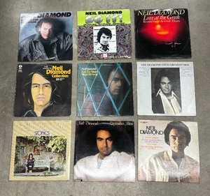 lot 147 image: (9) vintage Neil Diamond Record Albums including Vintage Neil Diamond Headed for the Future Record Album