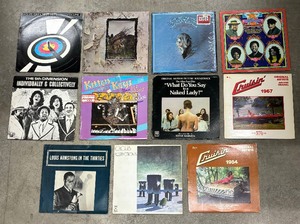 lot 144 image: 11 Assorted Vintage Record Albums