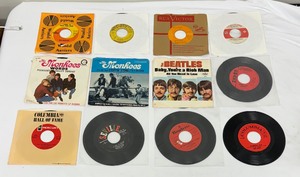 lot 120 image: Assorted Vintage 45 Record including Vintage 45 The Monkees Stepping Stone and Vintage 45 The Beatles Baby Youre a Rich Man
