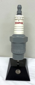 lot 127 image: Vintage Champion Spark Plug Radio