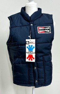 lot 82 image: Vintage 70s Champion Spark Plugs Mechanic Vest - NEW