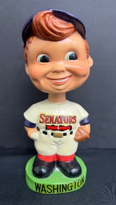 lot 131 image: Vintage Washington Senators Baseball Bobblehead Nodder - Early 1960s