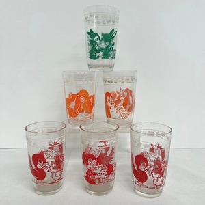 lot 146A image: Vintage Swanky Swig Juice Glasses - Set of Six