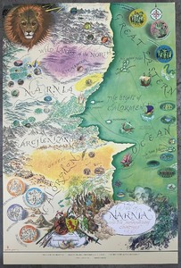 lot 190 image: A Map of Narnia and the Surrounding Countries Poster