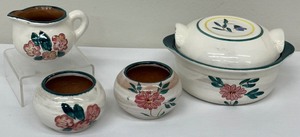 lot 96C image: Vintage Stangl Pottery Flora Dishware