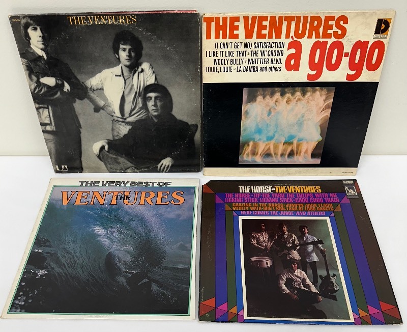 lot 119C image: Lot of 4 The Venture Vintage Record Albums