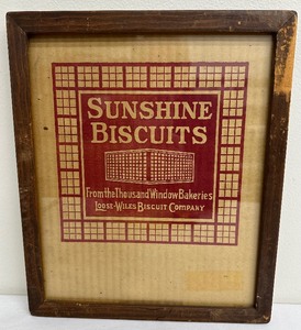 lot 53 image: Sunshine Biscuits Framed Print
