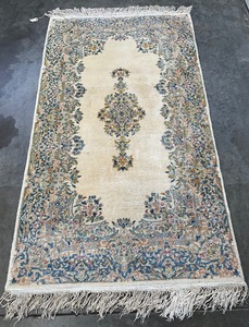 lot 77 image: Lovely Persian Kerman Rug