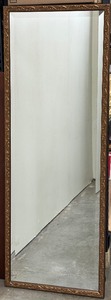 lot 32A image: Beveled Glass Mirror with Gold Frame