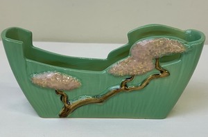lot 127 image: Vintage Roseville Pottery Ming Tree Planter