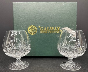 lot 70A image: Galway Irish Crystal Longford Small Brandy Glasses