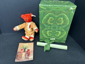 lot 123A image: Rare Steiff Baby Alfonzo Teddy Bear wBox #4242 of 5,000