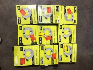 Lot of  RYOBI EZClean Power Cleaner 20 ft. Pressure Washer Hose  Customer Returns See Pictures