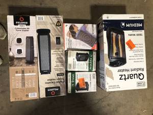 Lot of Assorted Heaters Various Models and Conditions Customer Returns See Pictures