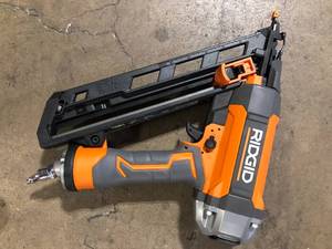 Ridgid Angle Finish Nailer with Bag Customer Returns See Pictures