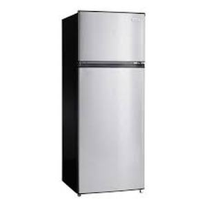 Vissani 7.1 cu. ft. Top Freezer Refrigerator in Stainless Steel Look Customer Returns See Pictures