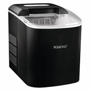 IGLOO 26 lb. Portable Ice Maker in Black  Customer Returns See Pictures