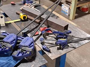 lot 51 image: Lot of (6) Irwin Quick-clamp Assorted SlideBar Clamps