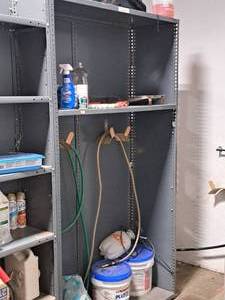 lot 83 image: Metal Storage Unit 1-shelf 48x18x85