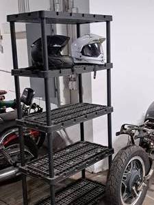 lot 88 image: Plastic Shelving Unit 5-shelf 18x36x72