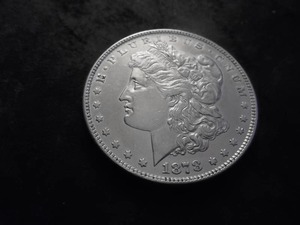 lot 4 image: 1878 7 Over 8 Tail Feathers Double Die Morgan Silver Dollar Strong Version.