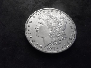 lot 6 image: 1879 O Morgan Silver Dollar