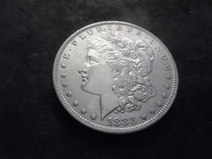 lot 9 image: 1883 O Morgan Silver Dollar