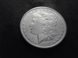 lot 20 image: 1891 Morgan Silver Dollar