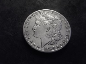 lot 25 image: 1894 S Morgan Silver Dollar