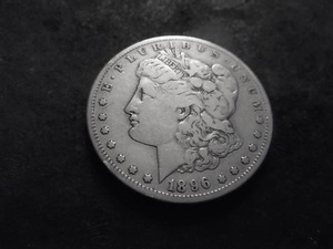 lot 27 image: 1896 S Morgan Silver Dollar