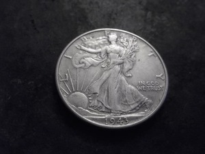 lot 45 image: 1943 Walking Liberty Half Dollar