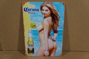 lot 157 image: Corona Beer Metal Sign
