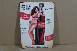 lot 160 image: Nuka-Cola Metal Sign