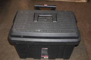 lot 182 image: Craftsman Truck Tote with  Assorted Tools
