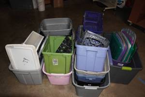 lot 207 image: Large Assortment of Bins