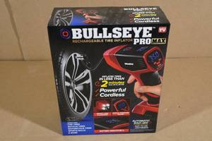 lot 212 image: Bullseye Rechargeable Tire Inflator Pro Max