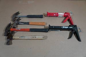 lot 234 image: 4 Hammers & 2 Caulk Guns